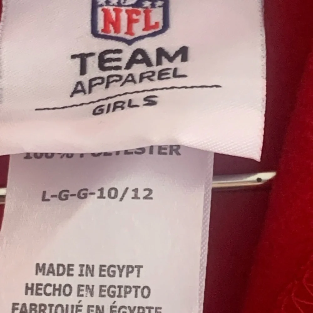Girls 10/12 Atlanta‎ Flacons NFL Team Apparel red pullover Hoodie NWT